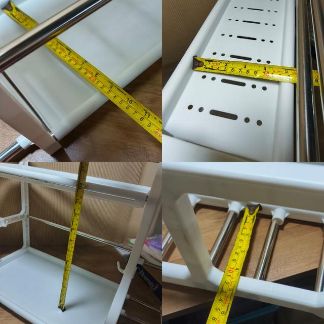 ชั้นวางของตั้งโต๊ะ สีขาว รูปที่ 8