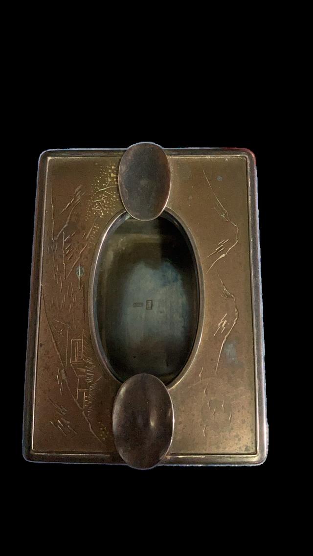 กล่องเขี่ยบุหรี่ japannese silver