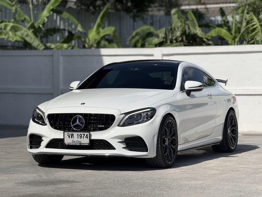 2021 BENZ C-CLASS, C200 COUPE AMG DYNAMICโฉม W205 ปี14-23 สีขาว เกียร์ออโต้