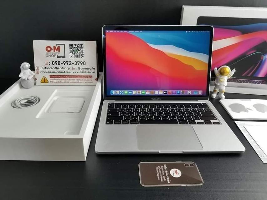 ขาย/แลก Macbook Pro 2020 13นิ้ว M1 Ram8 SSD512 ศูนย์ไทย สภาพสวย แท้ ครบยกกล่อง เพียง 36,900 บาท  6