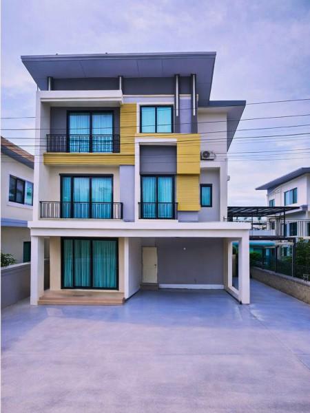 สายไหม วัชรพล-สุขาภิบาล5 28-34 3 ชั้น 4 น้ำ 50 ตร.ว. 200 ตร.ม. คฤหาสน์ 5นอน ให้เช่า1.3 กม.แยกจตุโชติ 1