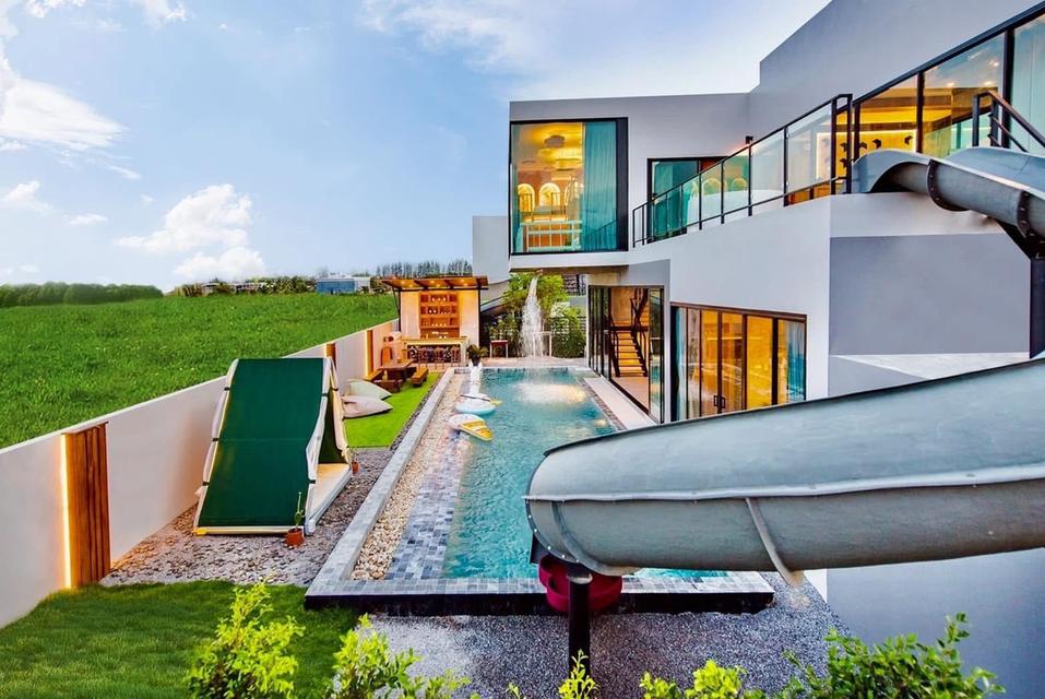 ขาย/ให้เช่า บ้าน Pool Villa หัวหิน 100 ตรว. ขนาด 4 ห้องนอน 4 ห้องน้ำ วิวภูเขา ห่างทะเล 5-10 นาที โทร 06-37515164 3