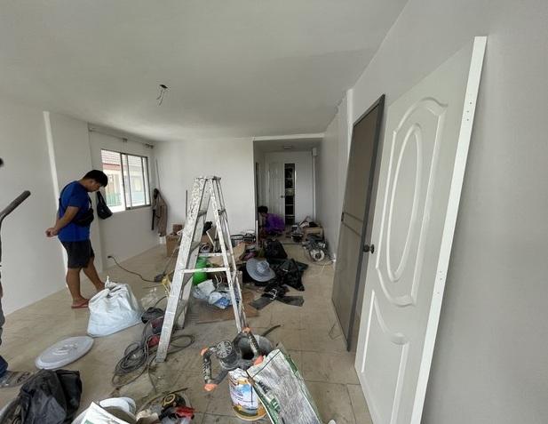 ขาย คอนโด ซิตี้วิลล่า City Villa ตึก F1 ชั้น 9 ซอยลาดพร้าว130  ใกล้ MRT ลาดพร้าว 101 ห้องเปล่าต้องรีโนเวท ห้องมุม 6