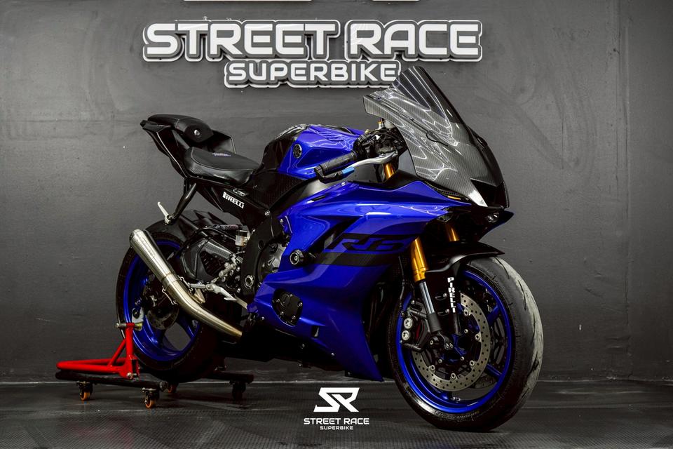 🔥 YZF-R6 ปี 2018 น้ำเงิน-ดำ | ตัวแรงสายสนาม ของแต่งแน่น ฟรีดาวน์! 🔥 รูปที่ 2