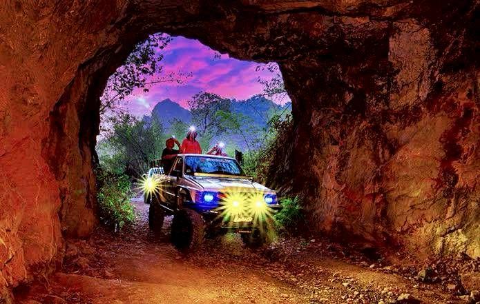 🌼ชวนชมอุโมงค์ 3 มิติ@กาญจนบุรี🌼