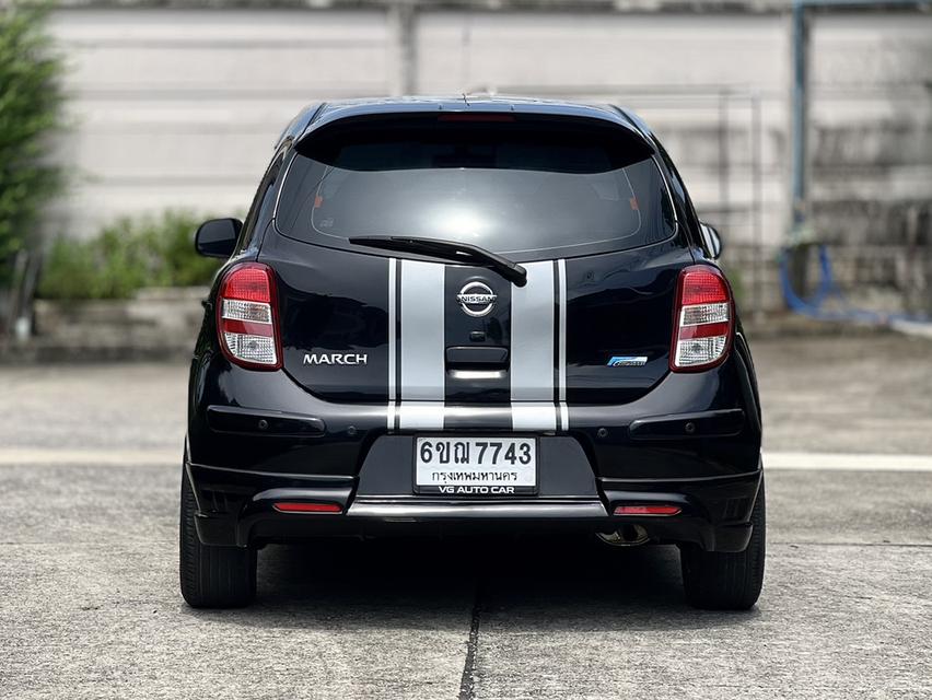 Nissan March 1.2EL ปี2012 สีดำ ออโต้ เบนซิน