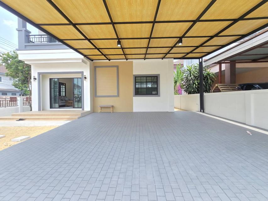 หมู่บ้านนนทวีวิลล์5 ถนนมิตรไมตรี คู้ซ้าย หนองจอก บ้านเดี่ยว2ชั้น หลังมุม 3