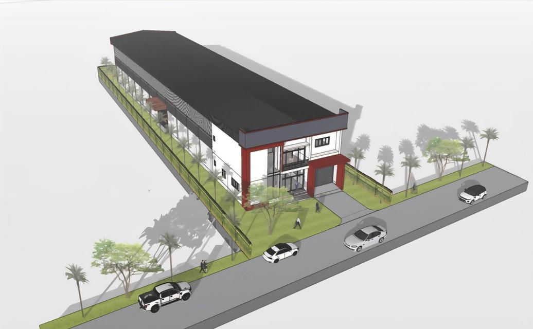 โรงงานสำเร็จรูปมือหนึ่ง ถนนบางปลา สมุทรสาคร 1 ไร่ 45ตรว. 1087ตรม. ขอใบรง.4ให้ฟรี สร้างเสร็จพร้อมใช้ภายใน 4 เดือนหลังจากวางจอง 3