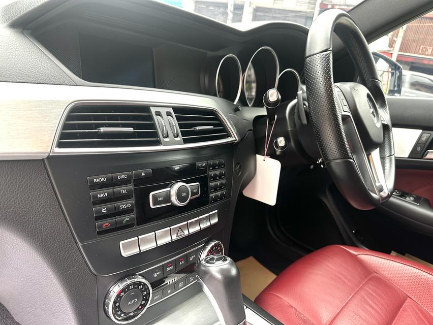 MERCEDES BENZ C180 Coupe' AMG ปี2013/15 2 ประตู เบาะหนังแดง ออกศูนย์ไทย 14