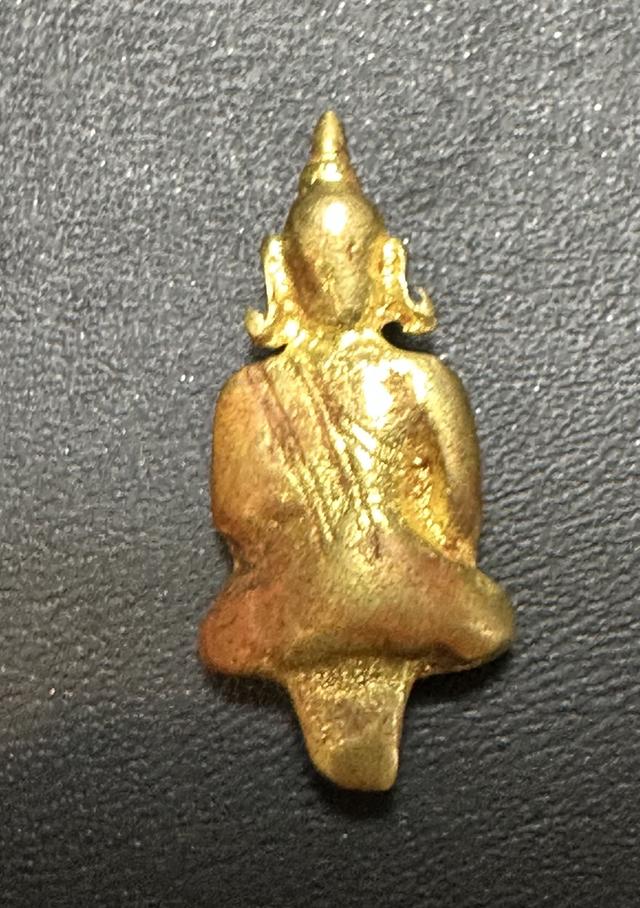 พระยอดธง ศิลปะอยุธยา เนื้อเปียกทอง รูปที่ 6