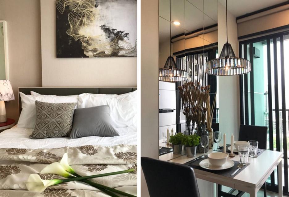 (เจ้าของขายเอง) เดอะ เบส พาร์ค เวสต์ สุขุมวิท 77 ใกล้ BTS อ่อนนุช 29.57 ตรม 1นอน ชั้น18 ตกแต่งครบ 4