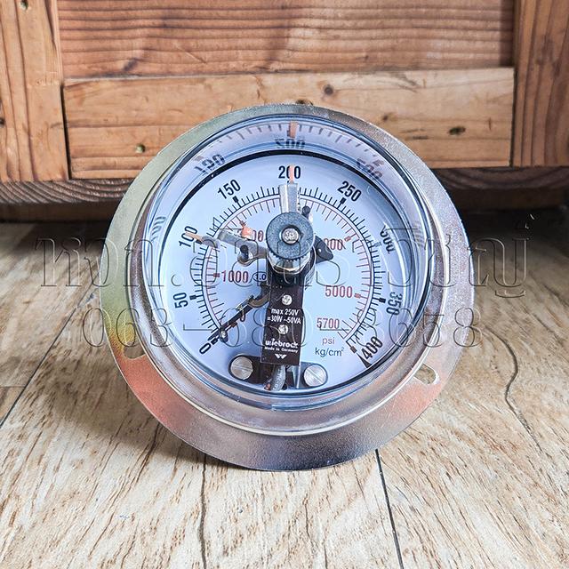 เพรสเชอร์เกจ 4",1/2"PT,400kg 725-61-24-AA-400 3