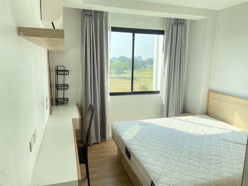 ปล่อยเช่าคอนโด V Condo ศาลายา  แบบ 2 ห้องนอน ตึก V7 ชั้น4 วิวสนามกอล์ฟ  ใกล้ มหาวิทยาลัยมหิดล – เซ็นทรัลศาลายา 1