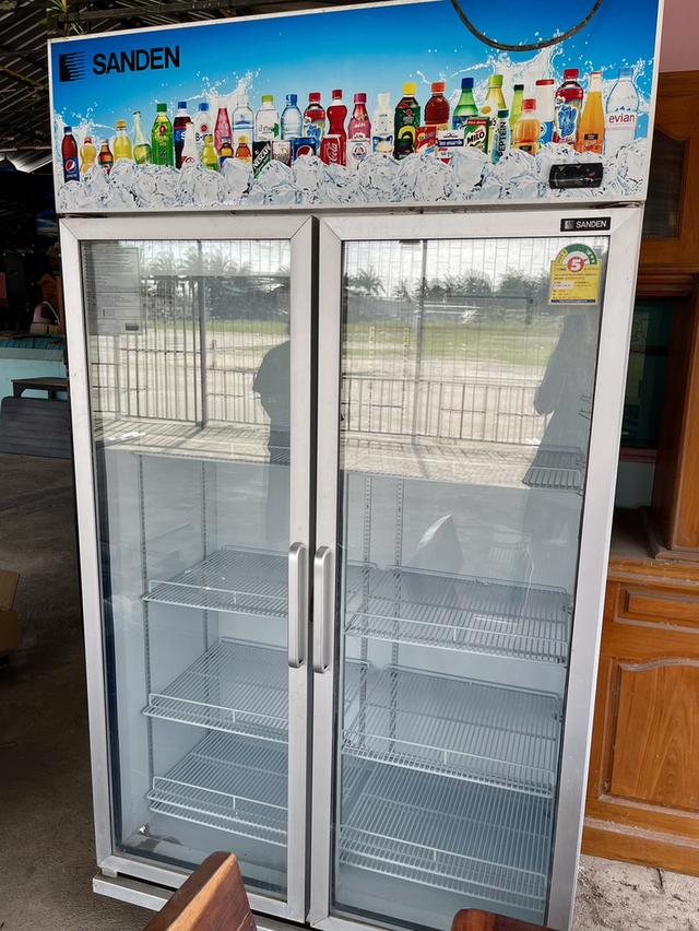 ตู้แช่เย็น ตู้แช่เครื่องดื่ม 4ชั้นวาง 2ประตู SANDEN INTERCOOL