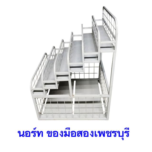 ชั้นวางของ 6 ชั้น มีที่เก็บของด้านใน มือสอง