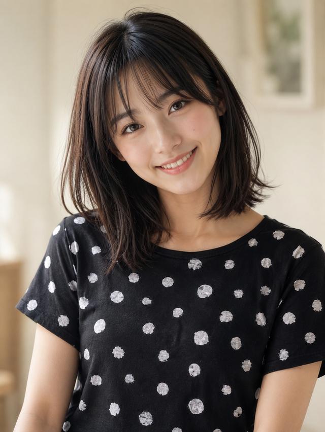 COMME des GARÇONS​ เสื้อยืดลายจุด