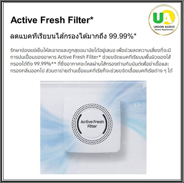 SAMSUNG ตู้เย็น 2ประตู RT47CG6644S9ST พร้อมด้วย AI Energy Mode 16.4 คิว