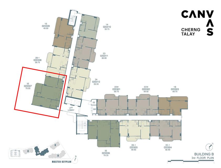 CANVAS Cherngtalay 2-Beds 2-Baths วิวสวยสุดในโครงการ ราคา VVIP 1