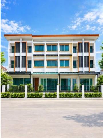 Lotusลาดกระบัง 840ม. แยกประชาพัฒนา 700ม. ลาดกระบัง เช่าทาวน์โฮม 3 ชั้นให้เช่าฟังก์ชั่น 3 นอน 3 น้ำ สนามบินสุวรรณภูมิ 1