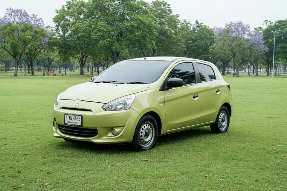 🔥รถสวย ขับดี ขายถูกมาก Mitsubishi Mirage 1.2 GL MT ปี 2013