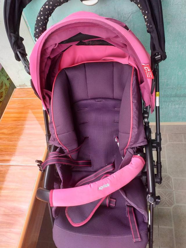 รถเข็นเด็ก Aprica รุ่น Luxuna CTS (Pink) 4