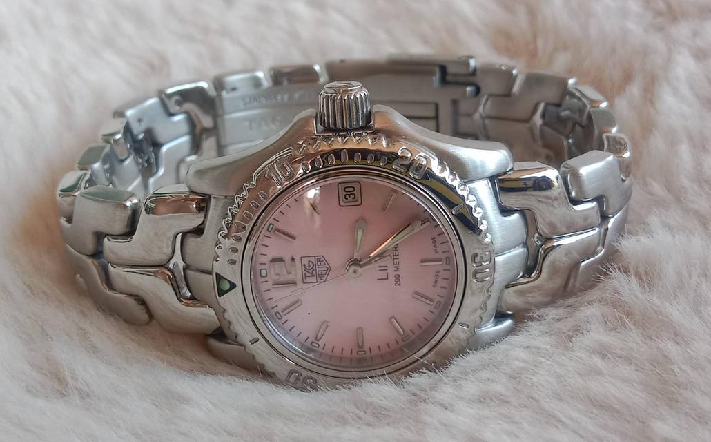 7.TAG Heuer Link Mother of Pearl Link Watch WT141M BA0560 พร้อมกล่องแท้+คู่มือ ใบรับประกัน