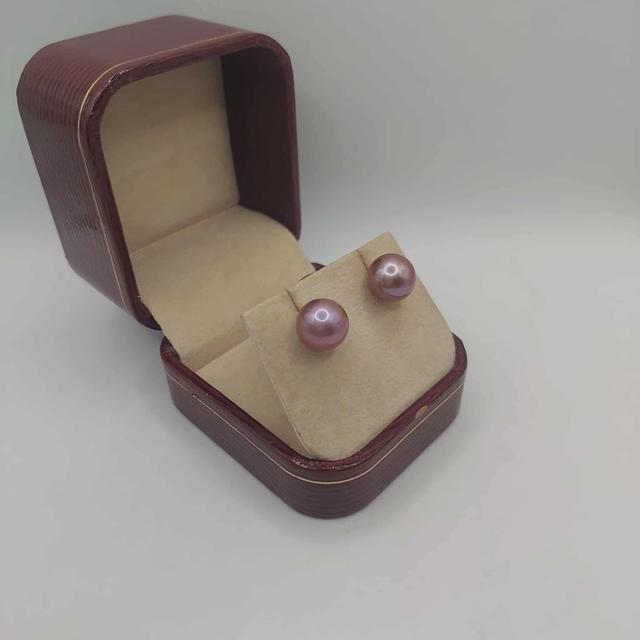 ต่างหูไข่มุกแท้ ตัสเรือนเงินแท้ รูปที่ 2