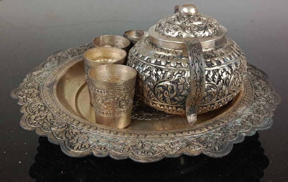 621.ชุดกาน้ำชาสไตล์วินเทจ