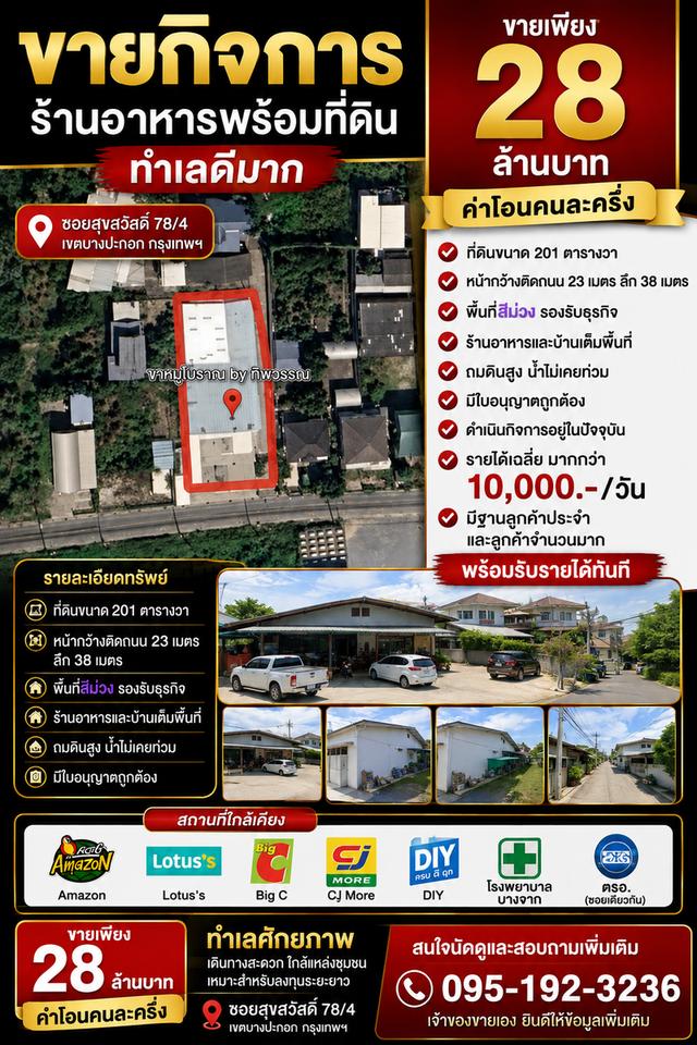 ขายที่ดินพร้อมสิ่งปลูกสร้าง และกิจการ 1