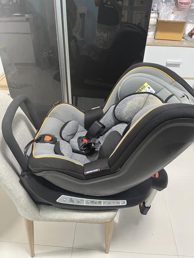 คาร์ซีท Glowy star รุ่น Rotera 360 isofix มือสอง สภาพสวยครบ มาพร้อมเบาะรองคาร์ซีท 7