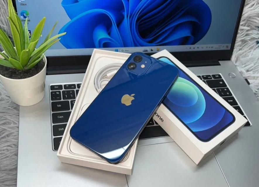 iPhone 12 มือสอง สีน้ำเงิน 1