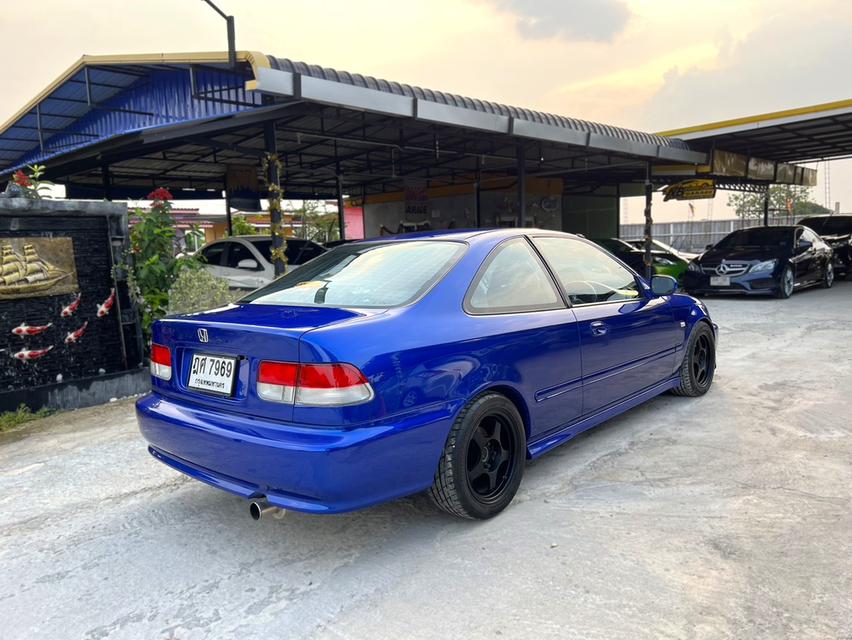 CIVIC COUPE ปี 2000 หล่อๆ สีสดเงาจัด เคลือบแก้ว ภาษี68 10