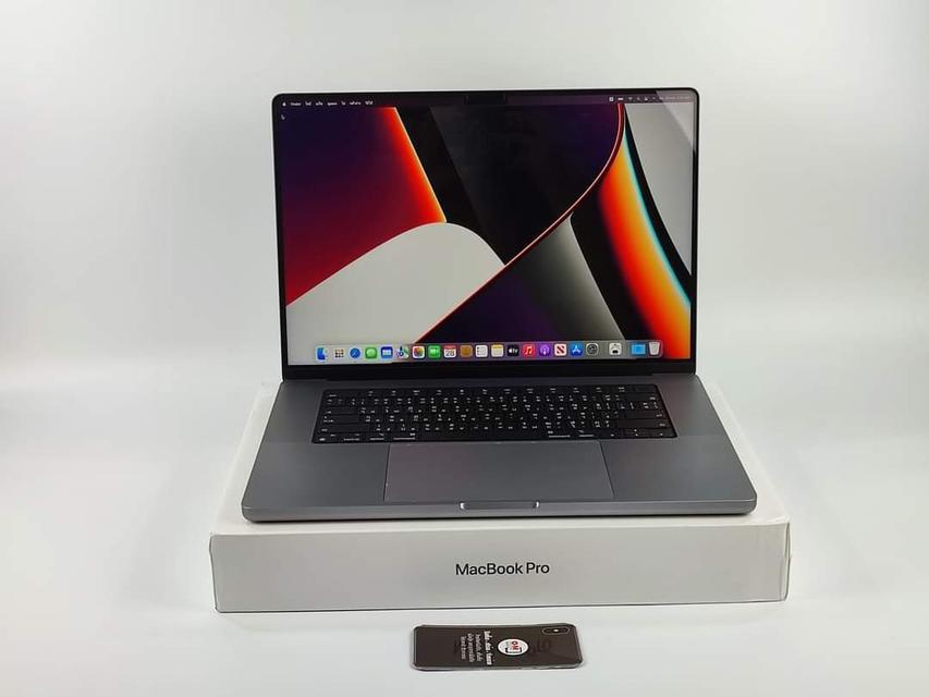 ขาย/แลก Macbook Pro 16-inch 2021 M1Pro 16/512 ศูนย์ไทย ประกันศูนย์ สภาพสวยมาก แท้ ครบกล่อง เพียง 73,900 บาท  6