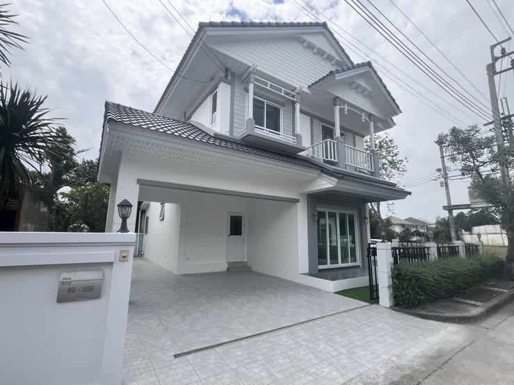 ขายบ้านเดี่ยว หัวมุม 52 ตรวา หมู่บ้านเพอร์เฟคพาร์ค พระราม5 - บางใหญ่ รีโนเวทใหม่ นนทบุรี