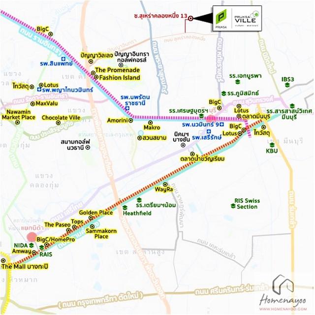 ขายทาวน์โฮม2ชั้น 27.2ตรว. หลังมุม ม.พฤกษาวิลล์ รามอินทรา-พระยาสุเรนทร์2 สภาพดี ราคาพร้อมคุย . 12