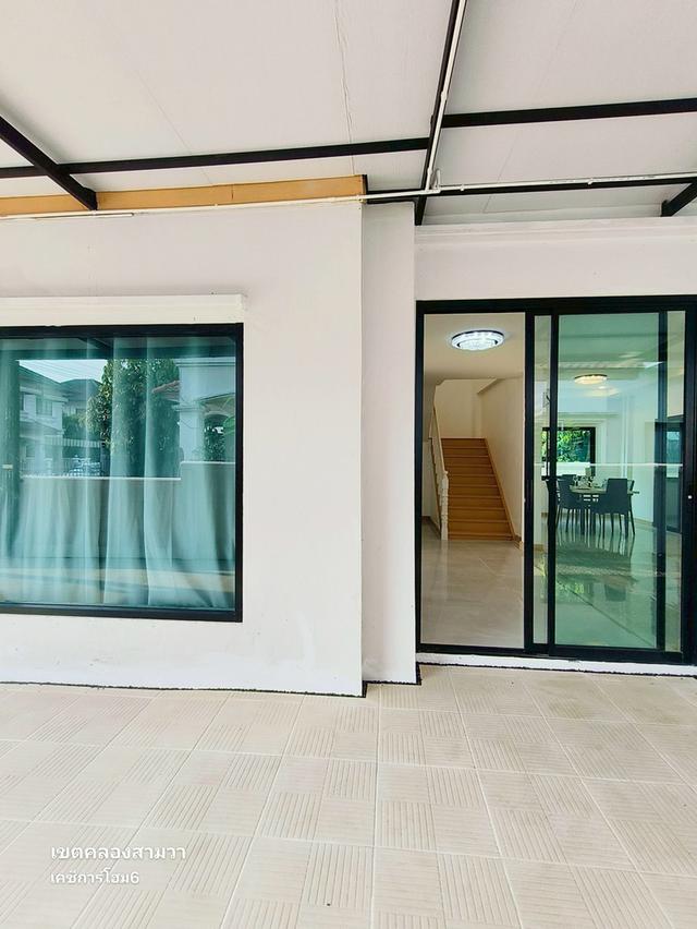 บ้านเดี่ยวมีนบุรี  คลองสามวา  นิมิตใหม่  หมู่บ้านเคซีการ์เด้นโฮม 6 บ้าน 4 ห้องนอน มีห้องนอนชั้นล่าง นัดชมบ้าน 085-318-6868 คุณวา 11