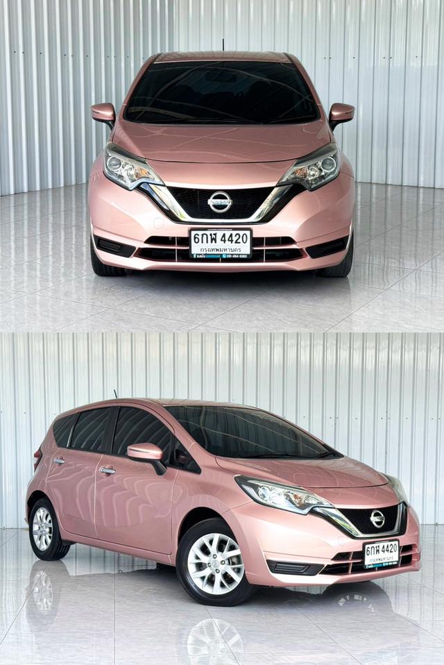 รถบ้าน ผ่อน 4 พันบาท Nissan Note 1.2V เกียร์ออโต้ สีชมพูหวานๆ รูปย่อยที่ 4