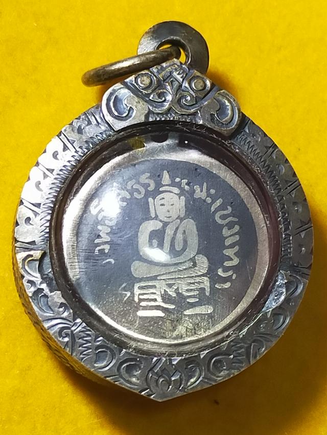 หลวงพ่อโสธรลงยาเก่าเลี่ยมเดิม