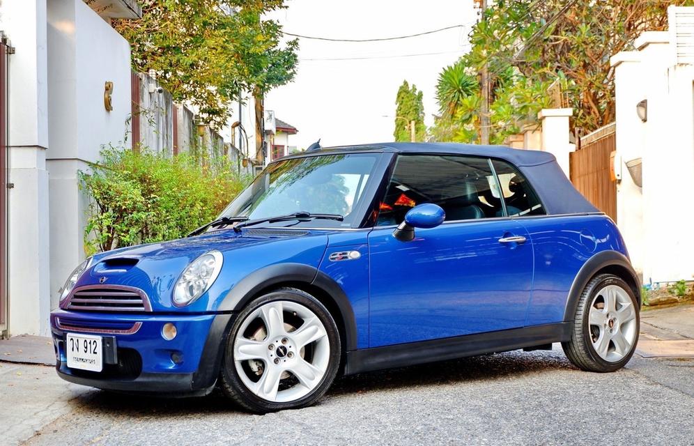Mini Cooper S convertible ปี 2005 ไมล์ 25,000 km.