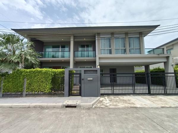 ให้เช่าบ้านเดี่ยว The Palm บางนา-วงแหวน หลังมุม ซอยแรกส่วนตัว 5 นอน เฟอร์ครบ พร้อมเข้าอยู่ 1