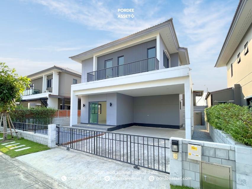 บ้านเดี่ยว เซนโทร บางใหญ่ (ถนนเมน หน้าบ้านไม่ชนหลังอื่น) ซอยวัดลาดปลาดุก บางบัวทอง นนทบุรี ใกล้ MRT สถานีคลองบางไผ่ : Centro Bangyai
