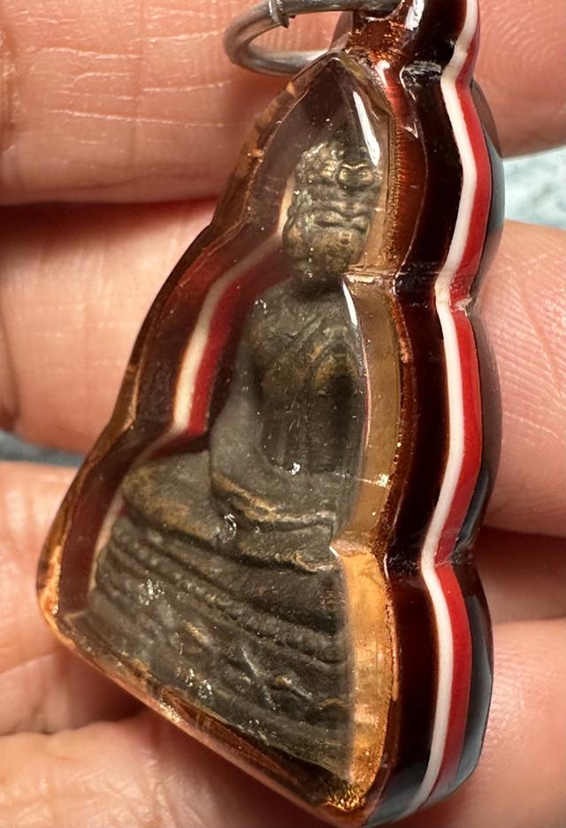 พระกริ่ง  วัดไผ่ล้อม อ.บ้านค่าย จ.ระยอง ล.ป.ทิม วัดระหารไร่เสก พร้อมเลี่ยมโบราณพร้อมเลี่ยมโบราณเดิม รูปที่ 4