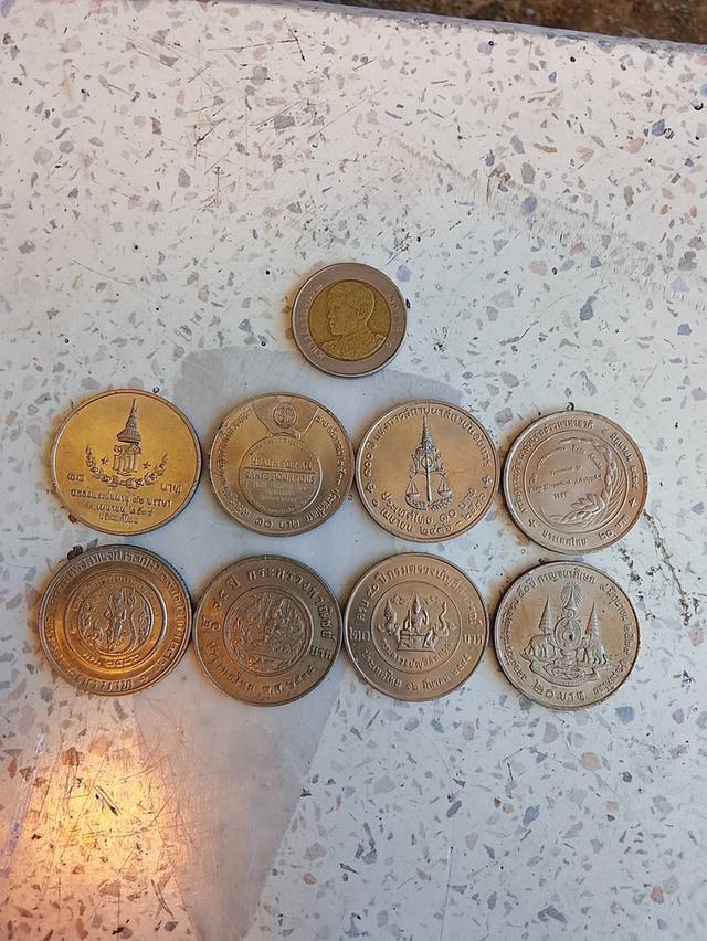 เหรียญกษาปณ์ที่ระลึกร 9 ราคาหน้าเหรียญ 10 บาท 20 บาท รูปที่ 2