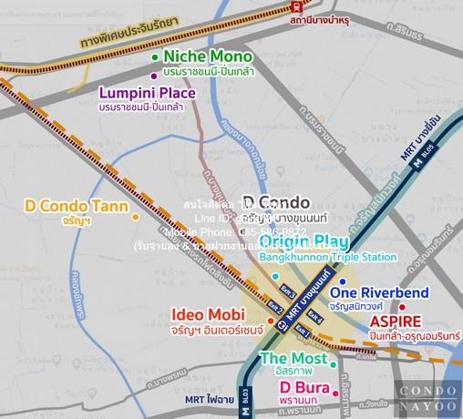 คอนโด. Lumpini Place Borom Ratchachonni - Pinklao 28 ตรม 1 นอน 1 Bathroom NICE 2