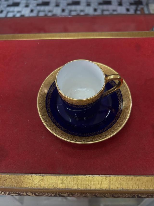 ชุดแก้ว Minton cobalt blue demitasse 1903  6