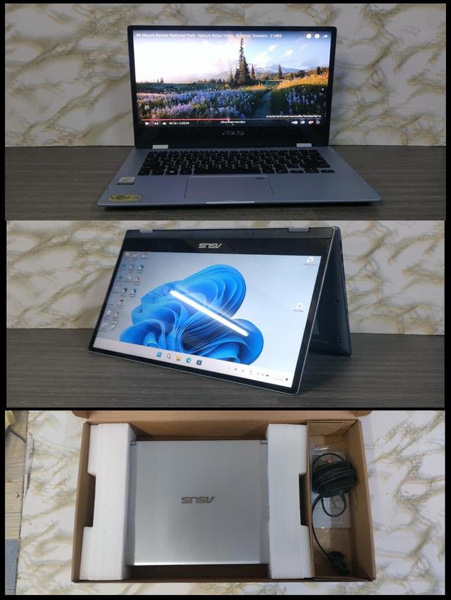 Asus Flip14 win11  i3 G10  ram 8 g.  M.2  256 g. รูปที่ 7