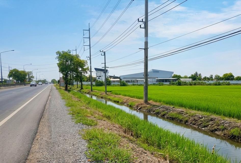 ที่ดินเปล่าติดทางหลวงหมายเลข 346 (นนทบุรี-บางเลน) 2