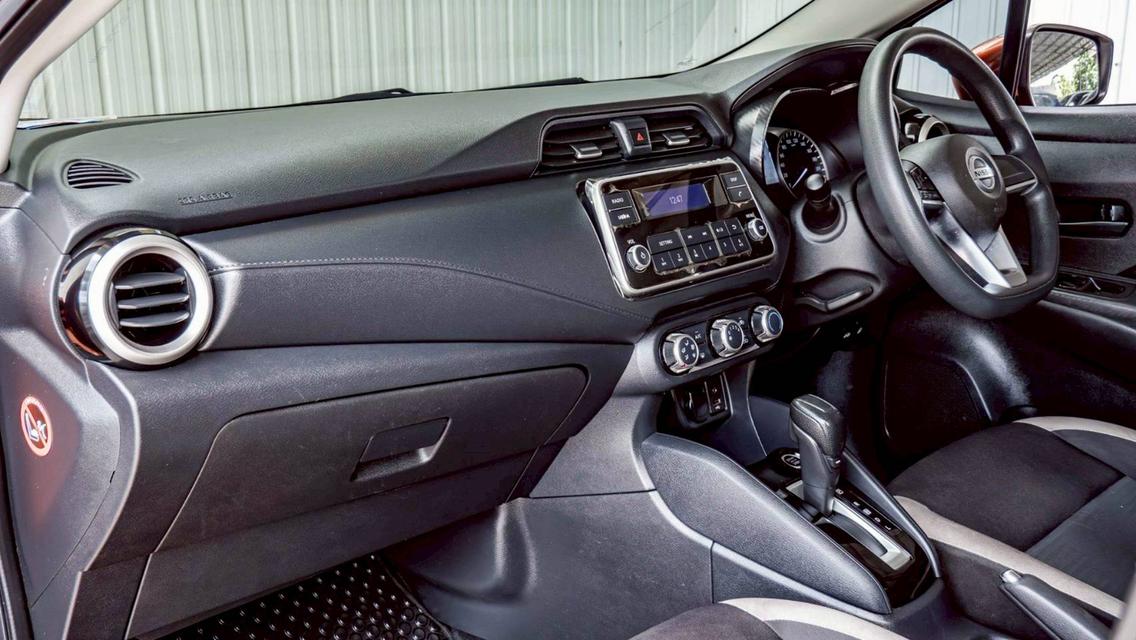 NISSAN ALMERA 1.0 EL ปี 2021 สีส้มโฉม ปี19-ปัจจุบัน รูปที่ 9