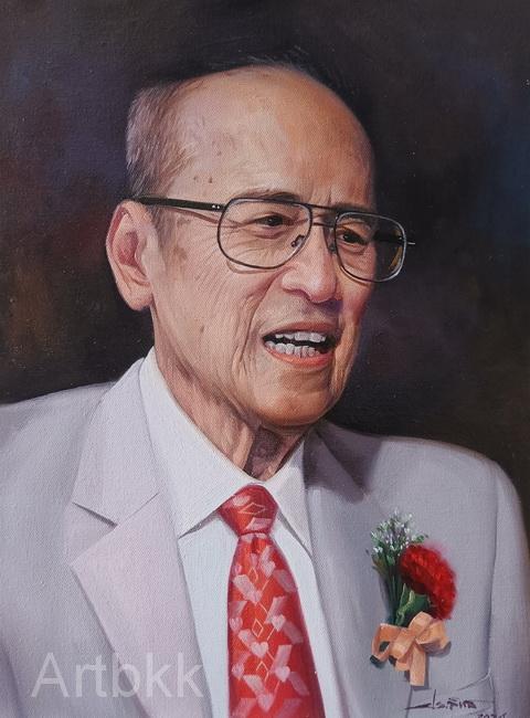 ภาพวาดบรรพบุรุษปู่ย่าตายายญาติผู้ใหญ่ที่เคารพรัก 6