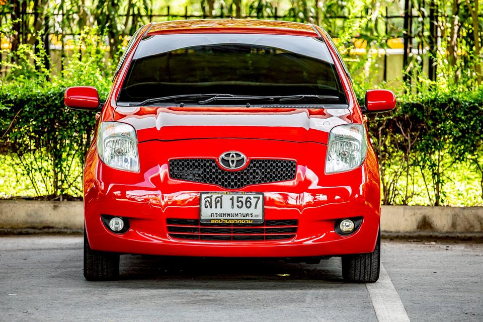 Toyota Yaris 1.2 J ปี 2006 สีแดง สวยสภาพดี
